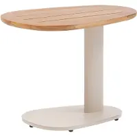 AVH-Collectie Monza bijzettafel 62x45xH48 cm aluminium latte