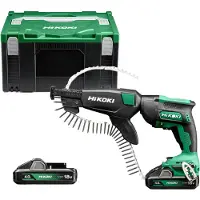 HiKOKI W18DBWCZ Accu Band-Schroefmachine 18V - 1/4" - Brushless - 0-3000Tr - MV - 2X18V 4,0Ah In HSC III