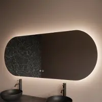 Boss & Wessing Badkamerspiegel bws riono 70x100 cm horizontaal led