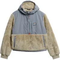 Superdry Tussenjas donkerbeige / duifblauw