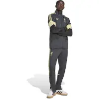 Adidas Liverpool Lifestyler Trainingspak Full-Zip Donkergrijs Goud Zwart