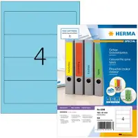 Herma Ordneretiketten, A4, 192 x 61 mm, blauw, permanent hechtend