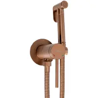 REA Inbouw Bidetmengkraan Foss Clif Brush Copper