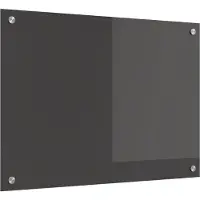 vidaXL Keukenachterwand Donkergrijs 70 x 50 cm gehard glas