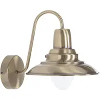 Beliani LUZA - Wandlamp - Messing - Metaal