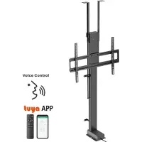 My Wall TV-beugel 109,2 cm (43) - 218,4 cm (86”) Besturing via app, Met elektromotor