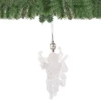 Springos Glitter Engel Kerstboomversiering - 13cm