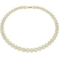 Swarovski Ketting 'Una' goud / transparant