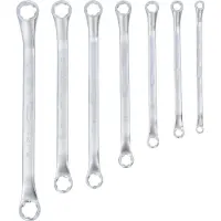 Ks Tools 517.1555 517.1555 Dubbele ringsleutel Sleutelbreedte (metrisch) 6 - 19 mm