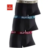 Buffalo Onderbroek donkerbeige / petrol / donkerrood / zwart