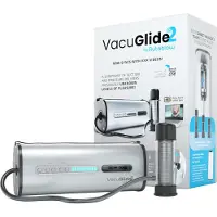 Autoblow VacuGlide 2 - automatische, netvoeding mannelijke luxe masturbator (zilver)