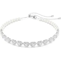 Swarovski Ketting 'Ariana Grande' zilver / transparant