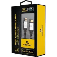 Cablexpert High speed HDMI kabel met Ethernet ''Select Plus series'', 7.5 m