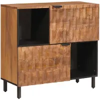 vidaXL Dressoir Acacia Bruine Afwerking 80 x 33 x 75 cm