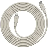 Avolt Kabel 1 USB C naar Lightning oplaadkabel 2m Nomad Sand