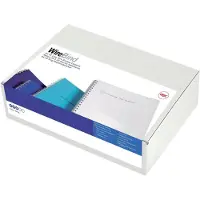 GBC metalen inbindruggen WireBind, A4, 34 ringen, 6 mm voor max. 55 pagina's, 100 stuks, zwart