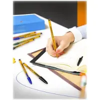 BIC Cristal Original Fine Balpen Zwart 0,3 mm Fijn Balpen 50 Stuks