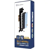 Silverstone SST-ECM26-V2 M.2 poort (M-Key) in PCIe 4.0 x 4 interface, Controlekaart