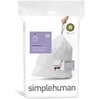 Simplehuman Accessoires - Afvalzakken 10 l, type R, 20 st CW0201