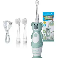 Brush-Baby Elektrische Kindertandenborstel Wildones Kylie de Koala 0-10 Jaar 3 opzetborstels 2 poetsstanden Timer&Pulse Disco licht Zuignapvoet