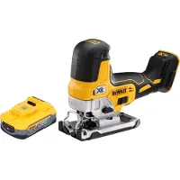 DeWalt DCS 335 N accu-decoupeerzaag 18 V 135 mm borstelloos + 1x Powerstack accu 5,0 Ah - zonder oplader