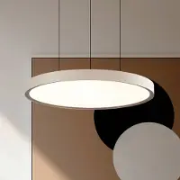 VIOKEF Hanglamp Denver, crème / amber, Woon-/ Eetkamer, Aluminium, Modern