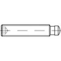 Toolcraft TO-9977778 Stifttap M16 100 mm Staal Gebruineerd 10 stuk(s)