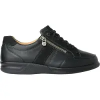 Ganter Veterschoen 'Schnürschuh Herren 9256767 0100 Echtleder in schwarz' zwart