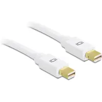 DeLOCK Mini DisplayPort kabel - versie 1.2 (4K 60 Hz) / wit - 0,50 meter