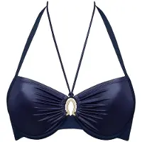 Marlies Dekkers Jet Set Majestic Blue Push Up Bikini Top Maat: 80C | Bikini's Outlet | Dames | Blauw