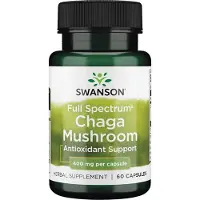 Swanson Health - Volledig Spectrum Chaga Paddenstoel, 400 mg - 60 Capsules