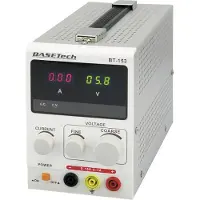 Basetech BT-153 laboratoriumvoeding, instelbaar van 0 tot 15 V DC, 0 tot 3 A, 45 W. Aantal uitgangen: 1