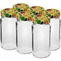 Browin Glazen pot met dop TO fi43 90ml - 6 stuks