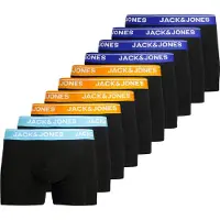 Jack & Jones Boxershorts 'JACTheodoor' lichtblauw / lila / oranje / zwart