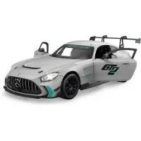 Jamara RC voertuig Auto - 402241 RC Auto - Mercedes-AMG GT2 met Handmatig Te Openen Deuren - Zilver - 2,4GHz RC Model Kant en Klaar - 1:14 Bestuurbare Auto