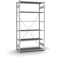 Hofe Insteekstelling Orion Plus - basissectie - L 1300 x D 600 x H 2500 mm - 6 legborden - draagvermogen per legbord 110 kg - verzinkt