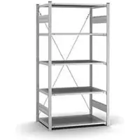 Hofe Insteekstelling Orion Plus - basissectie - L 1000 x D 600 x H 2000 mm - 5 legborden - draagvermogen per legbord 125 kg - verzinkt