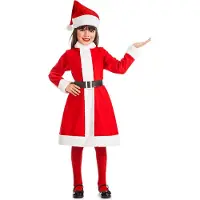 Boland - Kostuum Carol Claus (10-12 jr) - Kinderen - Kerstvrouw -