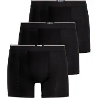 BOSS Boxershorts bruin / zwart / offwhite