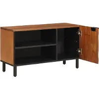 vidaXL TV Kast met opslag Acacia Bruine Afwerking 80 x 33 x 46 cm