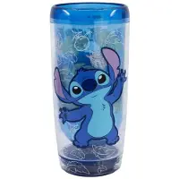 Stor , 625ml Double Wall Stitch Dropsafe Tumbler Ohana Collection, Blauw