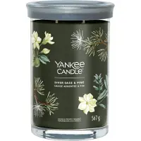 Yankee candle - Silver Sage & Pine Large Tumbler Geurkaars - 100 branduren - twee lonten