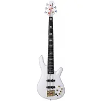 Yamaha BBNE2 Nathan East 5-snarige elektrische basgitaar wit