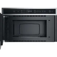 Whirlpool WMN4I4BX, Inbouw, Magnetron met grillfunctie, 22 liter, 750 watt, Ingebouwd display, Bedieningsknoppen