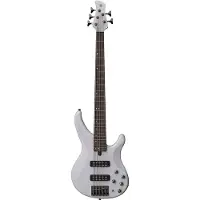 Yamaha TRBX505 Translucent White 5-snarige elektrische basgitaar