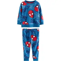 Next Nachtkledij royal blue/koningsblauw / rood / zwart / wit