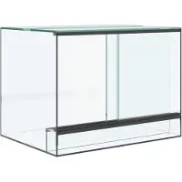 vidaXL Terrarium met opslag Transparant 40 x 30 x 30 cm Glas