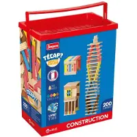 Jeujura Técap Multicolor - Balanceer- en constructiespel - 200 stukjes (1 set)