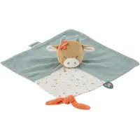 Nattou Koe Mila - Knuffeldoekje Doudou - 30x30 cm - Dusty Blauw