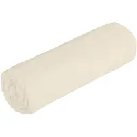 Vente-unique Hoeslaken in satijn 108 draden/cm² - 140 x 190 cm - Instophoogte 30 cm - Beige - TALORA van PALACIO